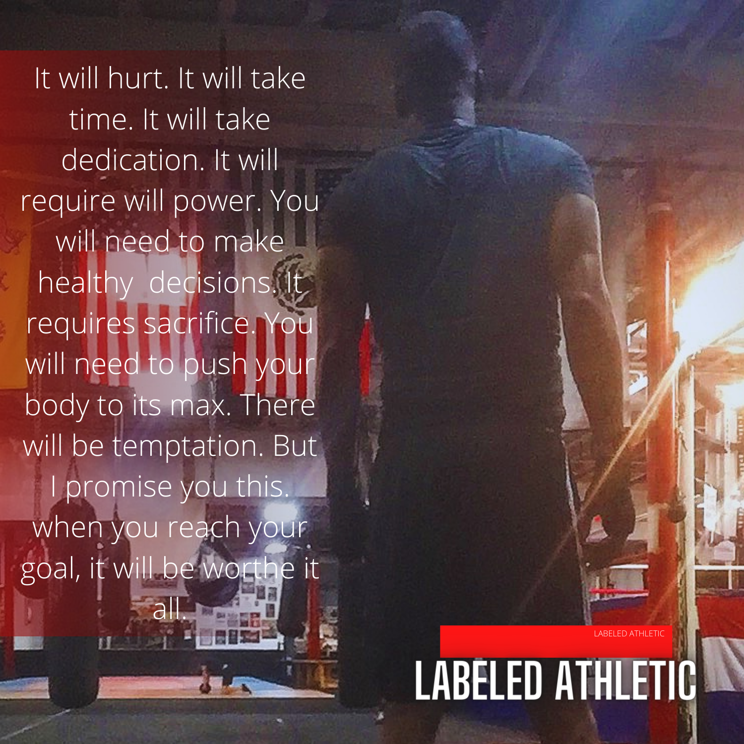 THE ATHLETE’S CREED – IT WILL HURT