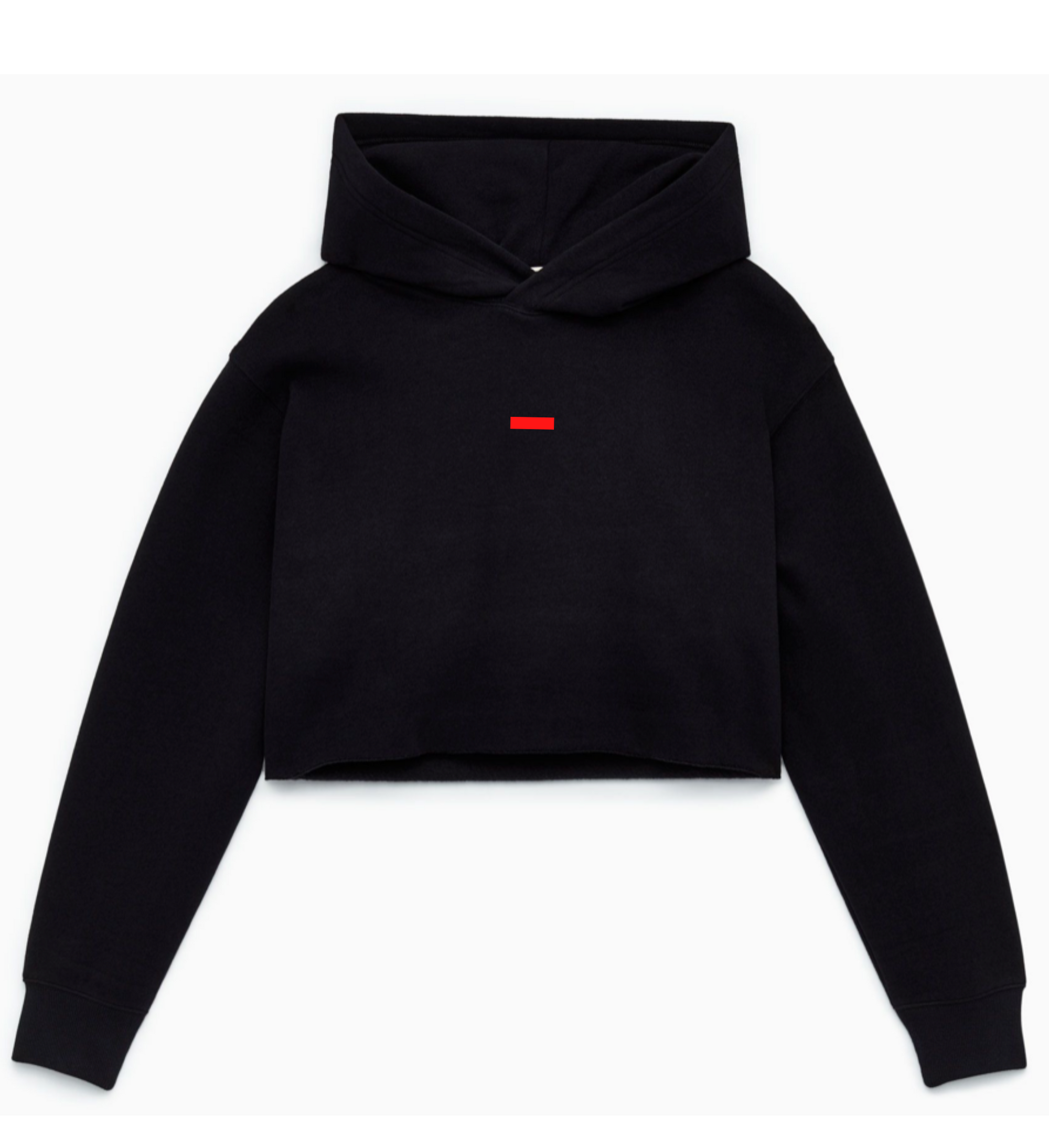CROPPED ATHLETIC MARKED HOODIES