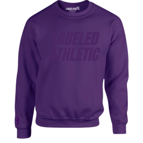 LABELED ATHLETIC IT'S U VS YOU SWEATSHIRT | PURPLE COLOR VS COLOUR