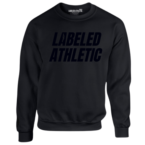 Black 2025 athletic sweatshirt