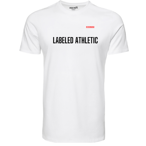 LABELED ATHLETIC ORIGINAL T-SHIRT WHITE/BLACK/RED