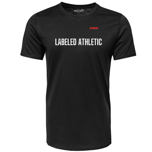 LABELED ATHLETIC ORIGINAL T-SHIRT BLACK/WHITE/RED
