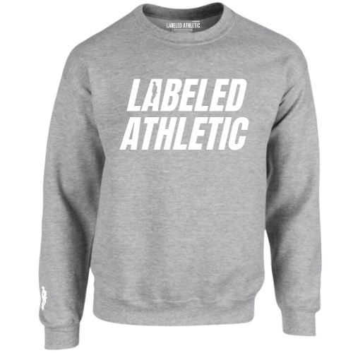 LABELED ATHLETIC IT'S U VS YOU SWEATSHIRT | GRAY/WHITE COLOR VS COLOUR