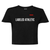 LABELED ATHLETIC ORIGINAL CROPPED T-SHIRT BLACK/WHITE/RED