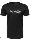 GET SALTY by Jenny Fisher - LABELED ATHLETIC T-SHIRT | BLACK/WHITE/BLACK
