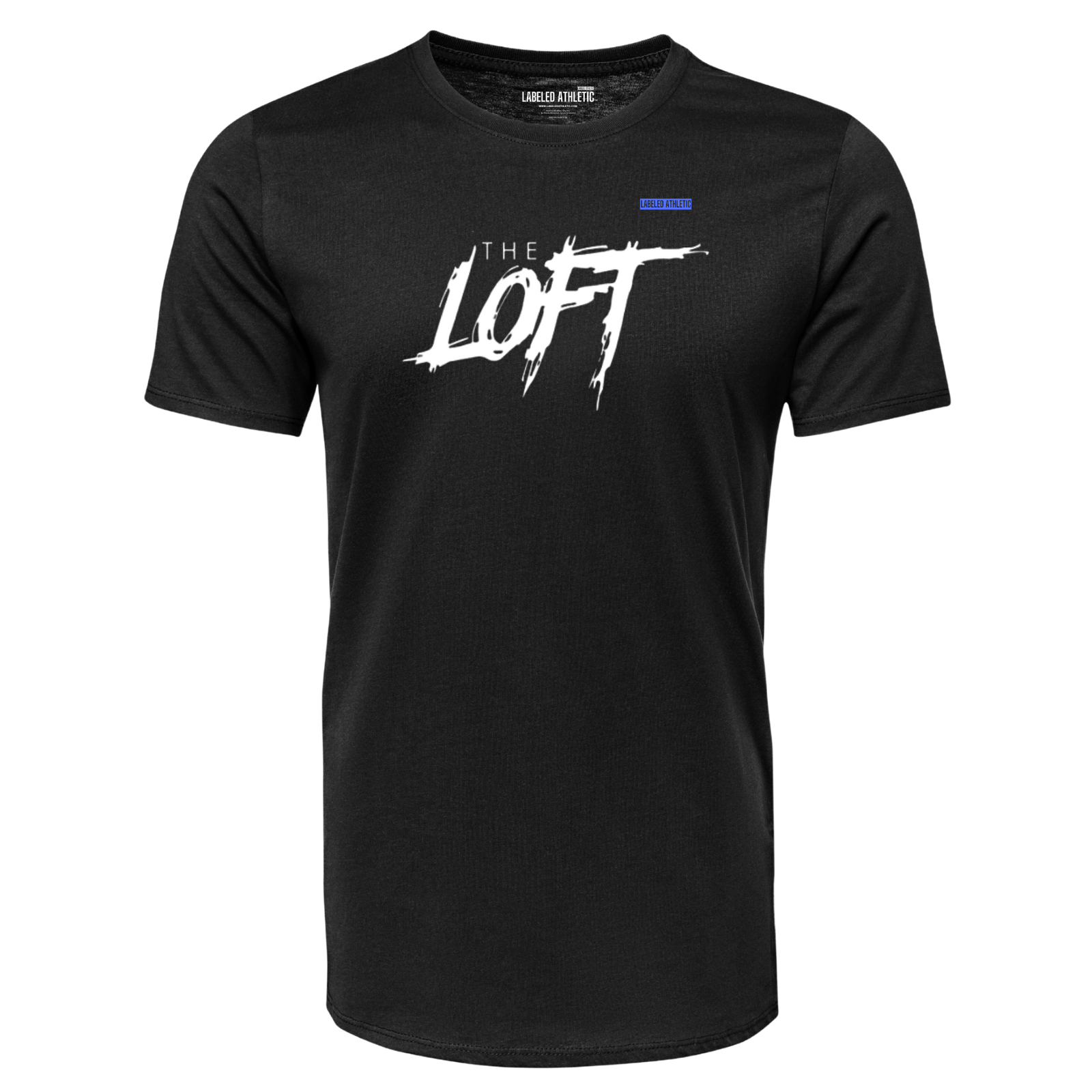 THE LOFT ATHLETIC CLUB - LABELED ATHLETIC T-SHIRT | BLACK/WHITE/ROYAL BLUE