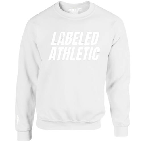 LABELED ATHLETIC IT'S U VS YOU SWEATSHIRT | WHITE COLOR VS COLOUR