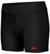 ATHLETIC MARKED COMPRESSION SHORTS BLACK/RED