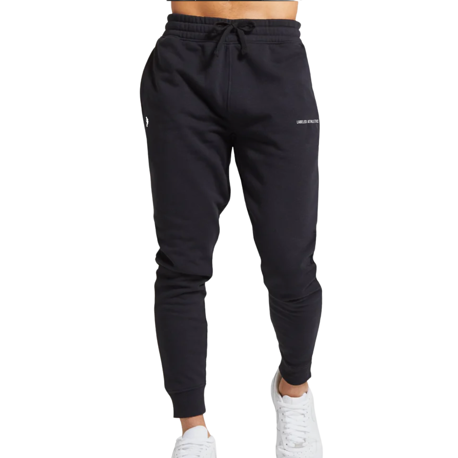 LABELED ATHLETIC HOODIE SZN | BLACK/WHITE JOGGER/PANT