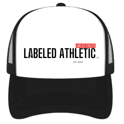 LABELED ATHLETIC BRANDED TRUCKER HAT