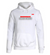 BRANDED HOODIES WHITE/RED/WHITE